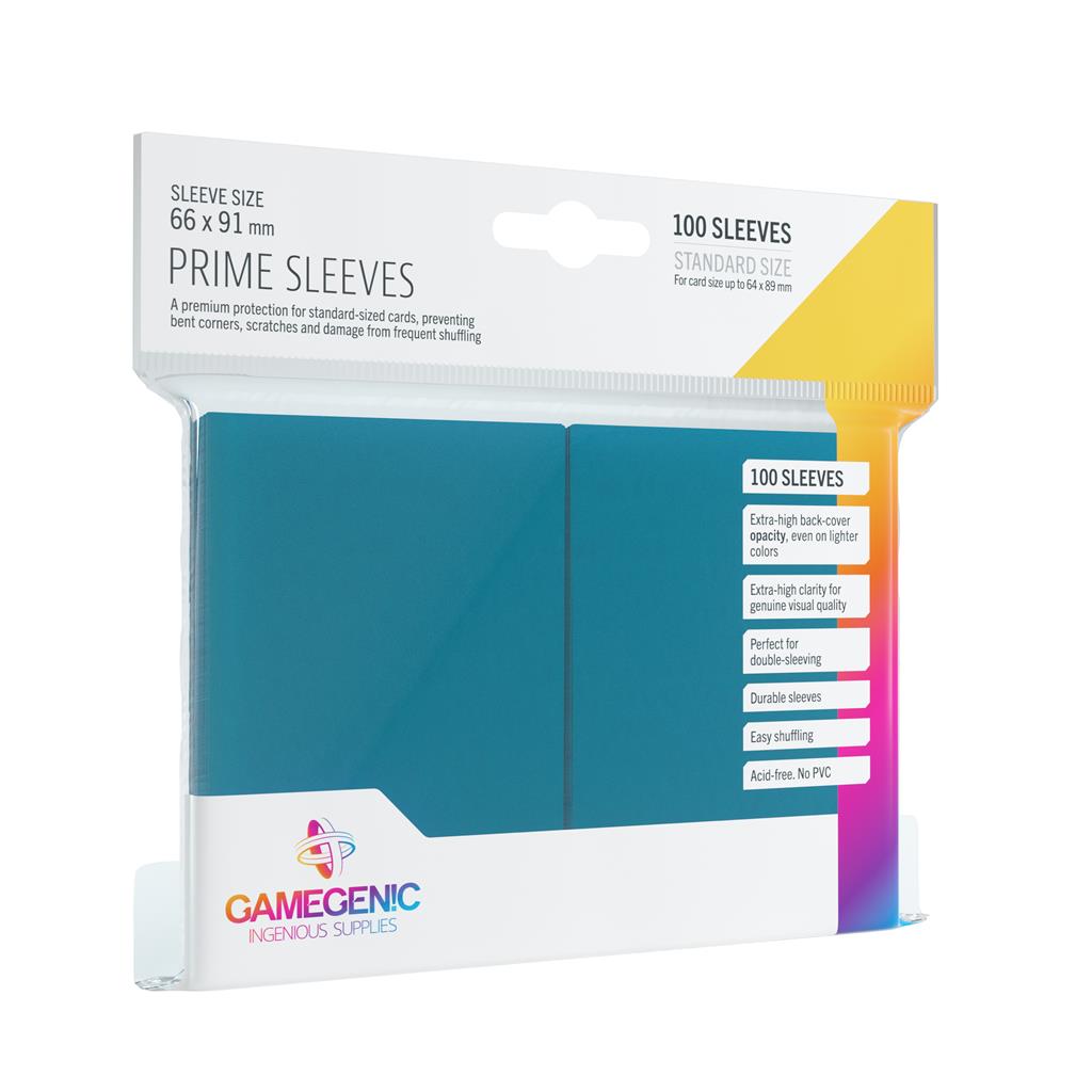 Gamegenic Prime Sleeves Blå (100 Sleeve) Gamegenic