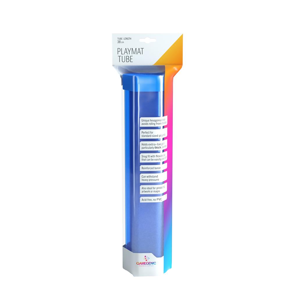 Gamegenic Playmat Tube - Blå Gamegenic