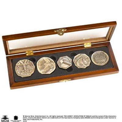 The Lord of the Rings - Dwarven Treasure Coin Set The Noble Collection France