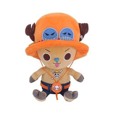 One Piece Chopper X Ace Plush Figure 20cm Sakami Merchandise