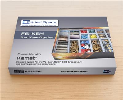 Kemet Insert för effektiv spelorganisering Folded Space