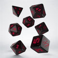 Cyberpunk Red Dice Set - Blood over Chrome Q-Workshop