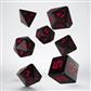 Cyberpunk Red Dice Set - Blood over Chrome Q-Workshop