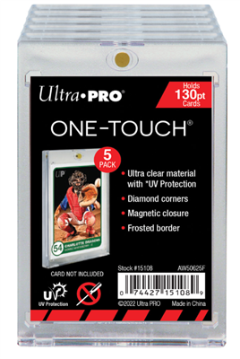 UP - 130PT UV One-Touch Magnetisk Korthållare - 5 Pack Ultra Pro