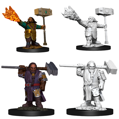D&D Nolzur's Marvelous Miniatures - Manlig Dvärgpräster WizKids/NECA