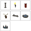 WizKids Deep Cuts Unpainted Miniatures: Pools & Pillars