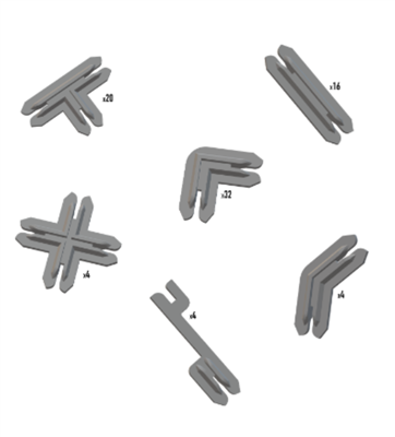 Battle Systems - Plastterrängklipp - Grå (2023) Battle Systems