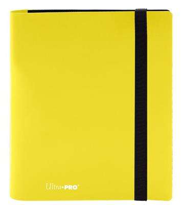 UP - 4-Ficks PRO-Binder - Eclipse Lemon Yellow Ultra Pro