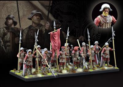 Conquest - Hundred Kingdoms: Militia Pikemen - EN Para Bellum Games
