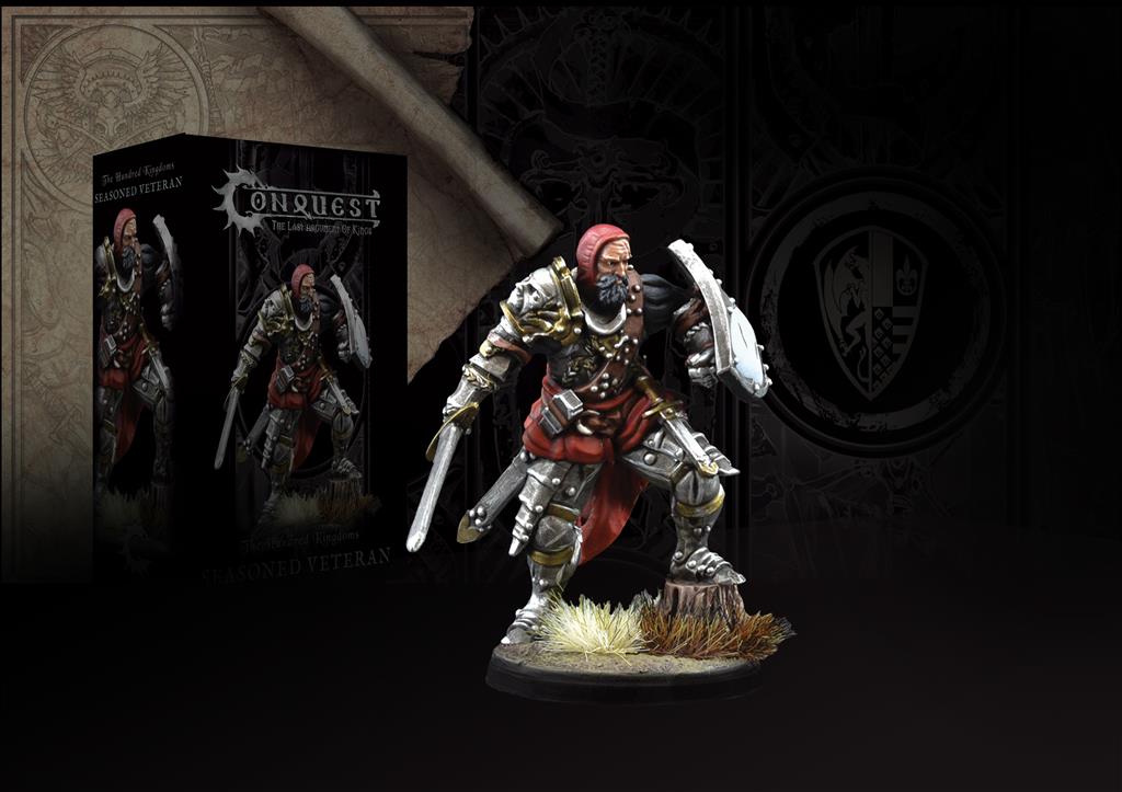 Conquest - Hundred Kingdoms: Seasoned Veteran Miniatur Para Bellum Games