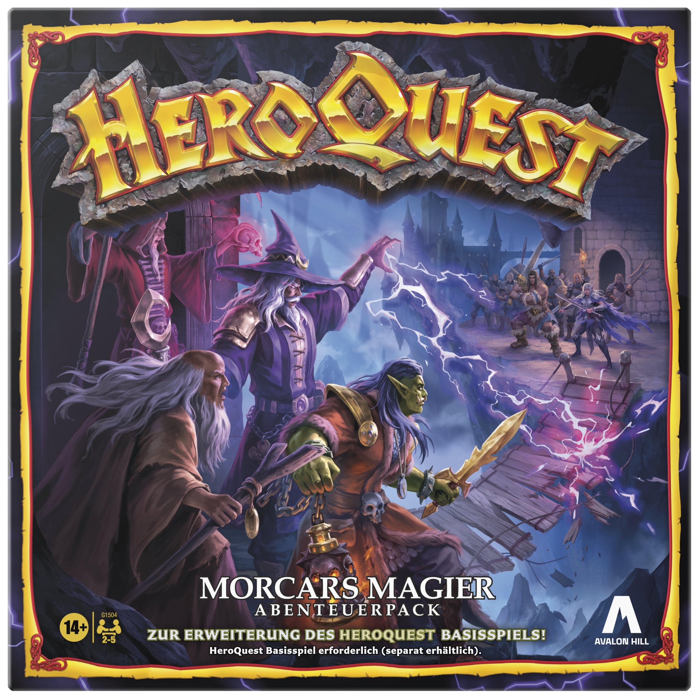 HeroQuest Morcars Magiker – Spelminiatur och Karaktärsfigur