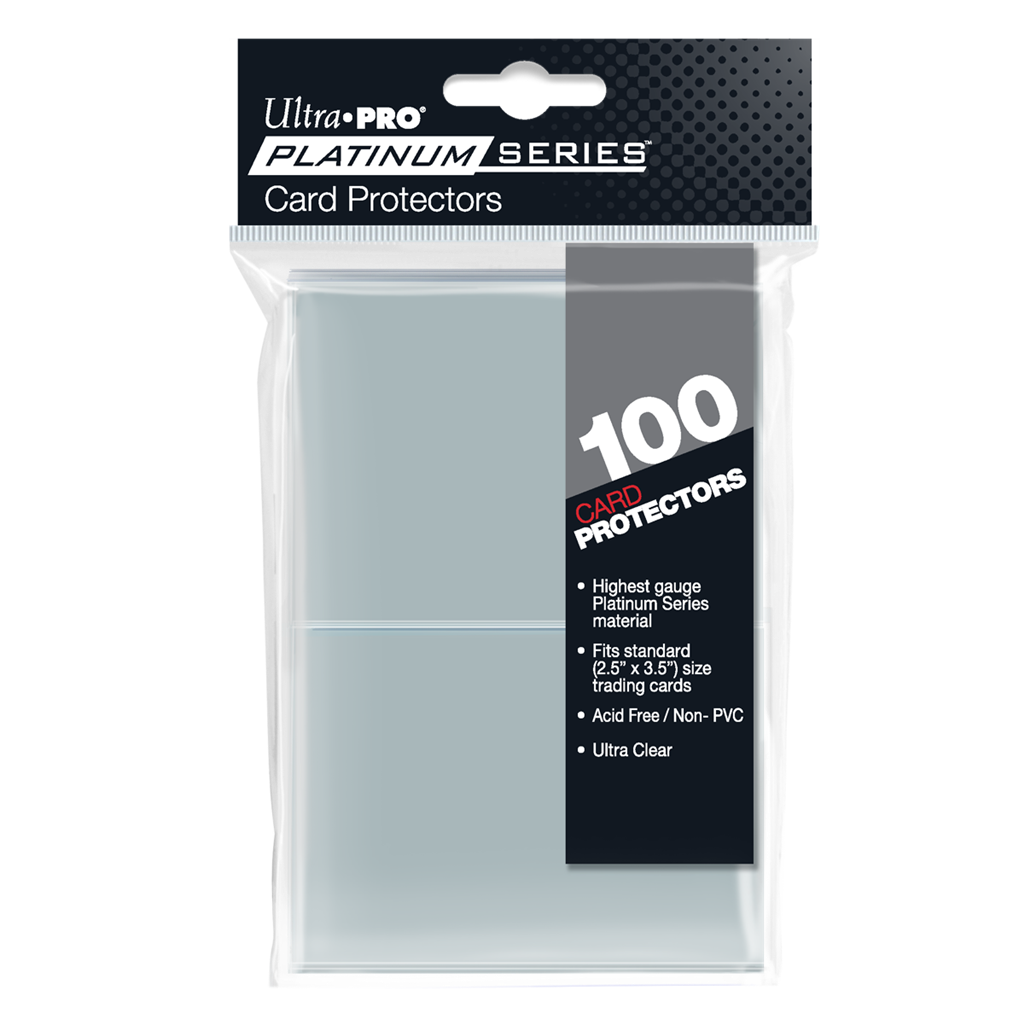 UP Platinum Series Card Protectors 2-1/2" x 3-1/2" (100 Sleeves) Ultra Pro