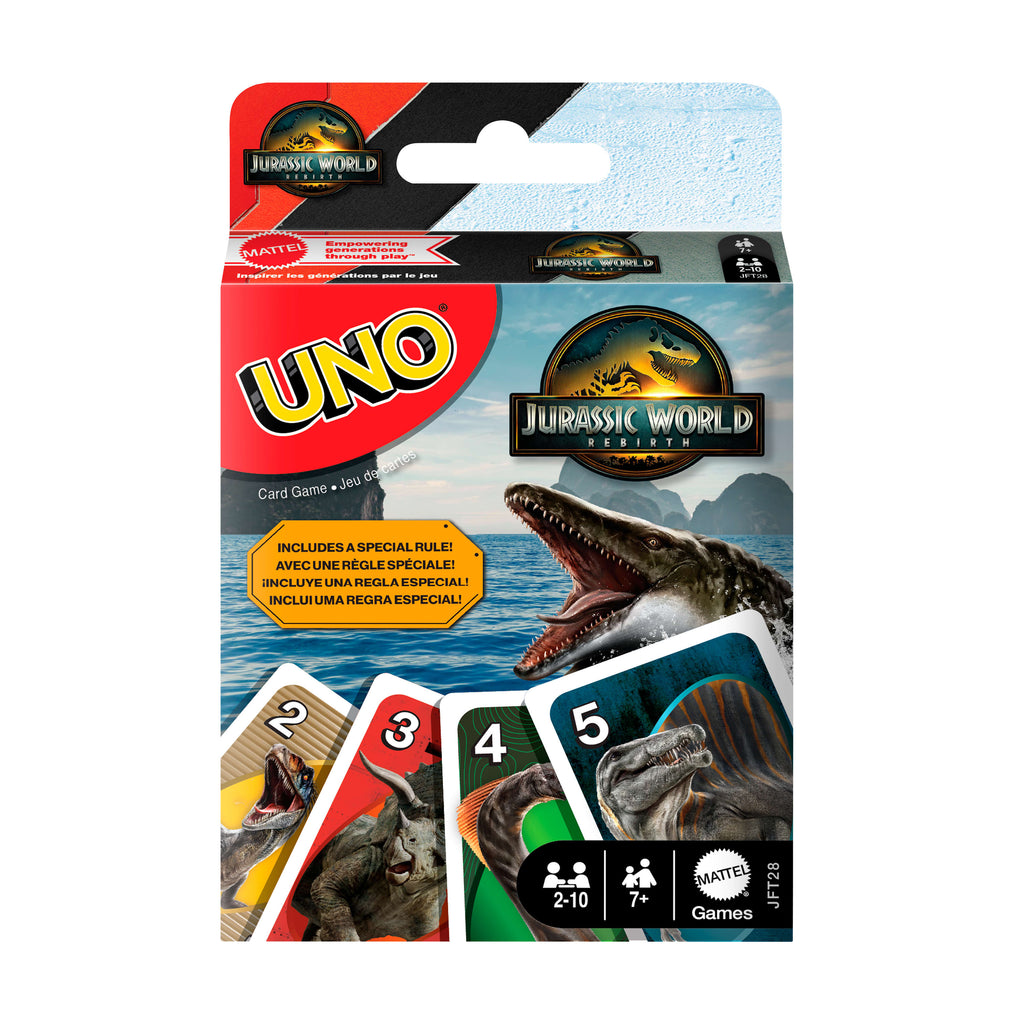 Spel Uno Jurassic World Rebirth