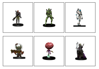 Starfinder Battles: Monster Pack Starter - Exciting figures for your game