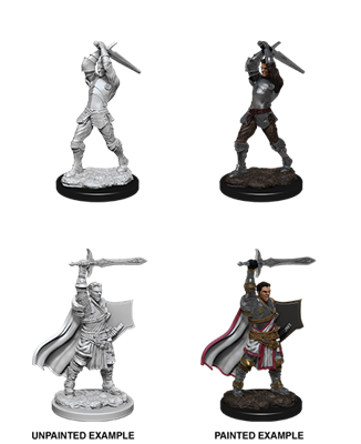 D&D Nolzur's Marvelous Miniatures - Manlig Mänsklig Paladin WizKids/NECA