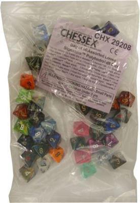 Chessex Signature 50-pack Poly d8 Tärningar Chessex