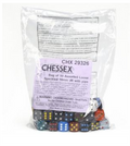 Chessex Speckled 50-pack tärningar - 16mm d6 med pips Chessex