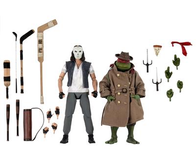 Teenage Mutant Ninja Turtles – Casey Jones & Raphael i Förklädnad 2-pack Actionfigurer 18cm NECA
