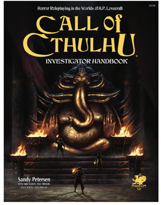 Call of Cthulhu RPG - Investigator Handbook (7th ed.) - SE Chaosium