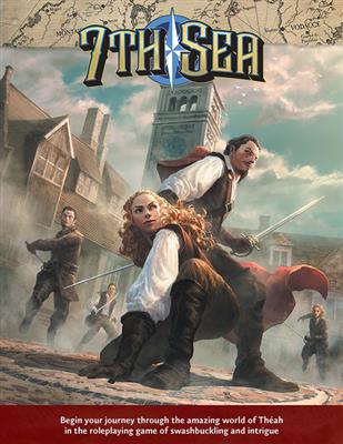 7th Sea RPG - Core Rulebook 2nd Edition - Svenska Chaosium