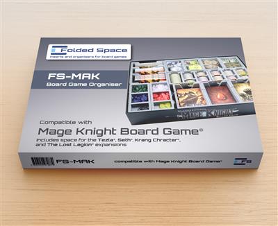 Mage Knight Brädspel Insats - Effektiv Lagring och Förbättrad Spelupplevelse Folded Space