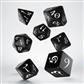 Classic RPG Svart & Vit Tärningsset (7) Q-Workshop