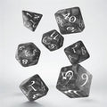 Klassisk RPG Rökig & Vit Tärningsset (7) Q-Workshop
