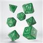 Elvish Green & White Dice Set (7) Q-Workshop