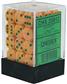 Chessex Speckled 12mm d6 Dice Blocks - Lotus (36 Dice) Chessex