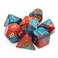Chessex Gemini Polyhedral 7-Die Set - Red-Teal with Gold Chessex
