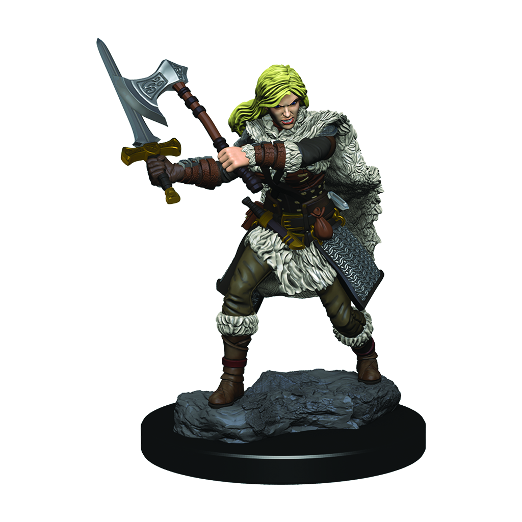 D&D Icons of the Realms Premium Figures: Human Female Barbarian