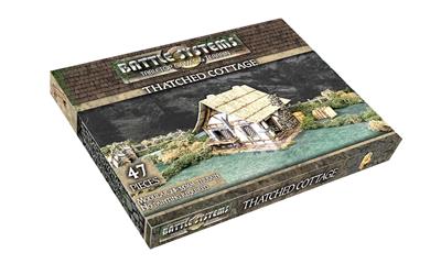 Battle Systems: Thatched Cottage - Byggsats för Fantasispel Battle Systems