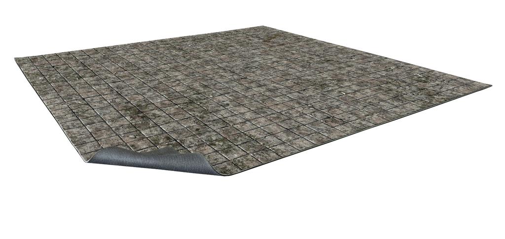 Battle Systems: Flagstone Floor Gaming Mat 60cm x 60cm Battle Systems