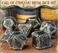 Metal Dice Set för Call of Cthulhu (7 delar) Q-Workshop