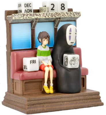 Ghibli - Spirited Away - Perpetual Calendar Unabara Train Semic