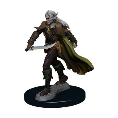 Pathfinder Battles: Premium Paintad Figur - Elf Fighter Man WizKids/NECA