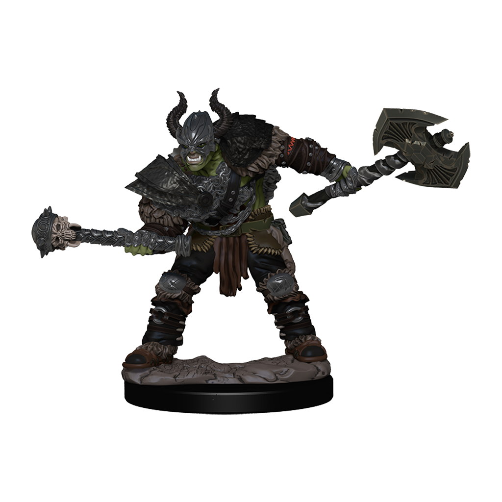 Pathfinder Battles: Premium Målad Figur - Halv-Ork Barbar WizKids/NECA