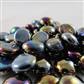 Chessex Gaming Glasstenar i Rör - Iridized Opal Black (40) Chessex