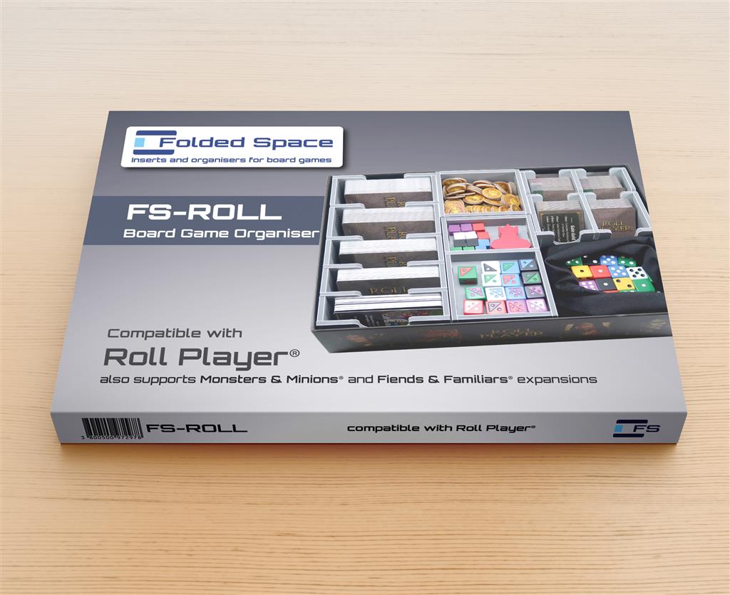 Insert för Roll Player - Effektiv Förvaring och Spelupplevelse Folded Space
