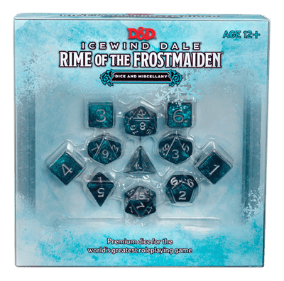 D&D Icewind Dale: Rime of the Frostmaiden Tärningsset Wizards of the Coast