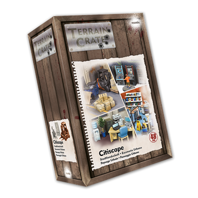 Terrain Crate - Citiscape - 48 Delar Plastscenografi Mantic Games