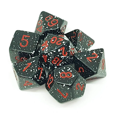 Chessex Speckled Polyhedral 7-Tärningsset - Space Chessex