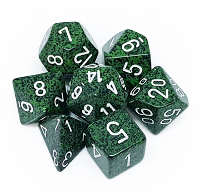 Chessex Speckled Polyhedral 7-Tärningsset - Recon Chessex