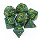 Chessex Speckled Polyhedral Tärningsset - Golden Recon Chessex