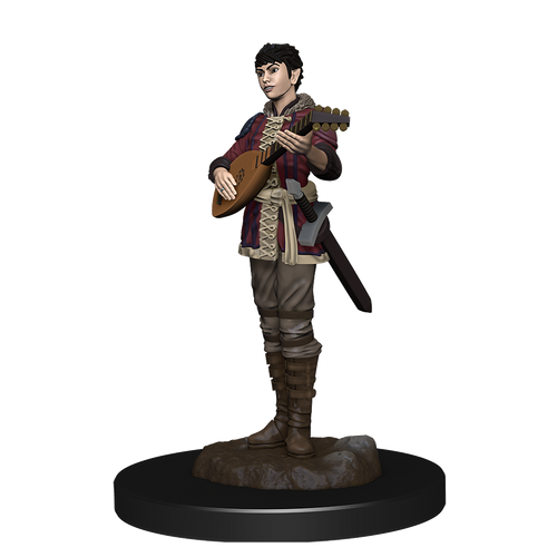 D&D Icons of the Realms: Premium Målad Figur - Half-Elf Bard Kvinna WizKids/NECA