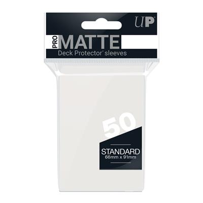 UP - Standard Sleeves - Icke-Bländande Klara Pro Matte (50 Ärmar) Ultra Pro