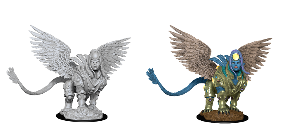 Magic: The Gathering Unpainted Miniatures: Isperia, Law Incarnate (Sphinx)