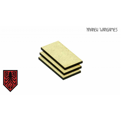 Kraken Wargames - MDF Bas 50x25mm (30 st) Kraken Wargames