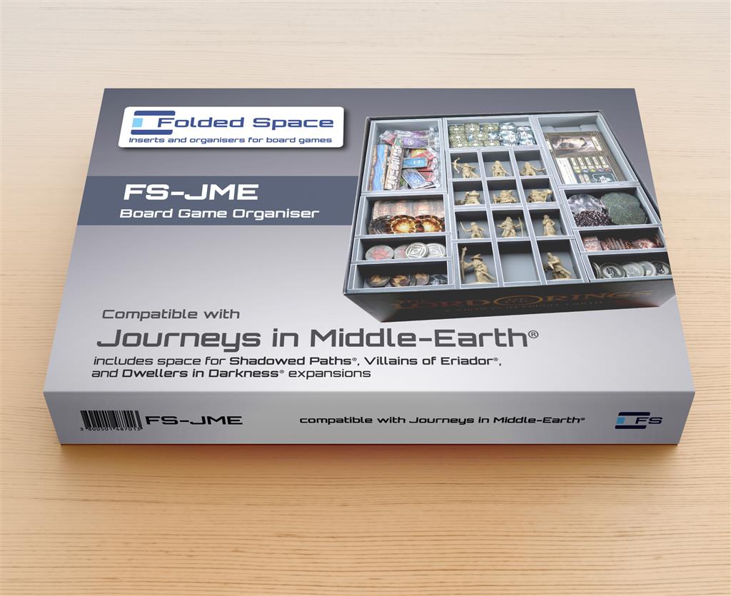 Journeys in Middle-Earth Insert – Effektiv Förvaring och Spelupplevelse Folded Space