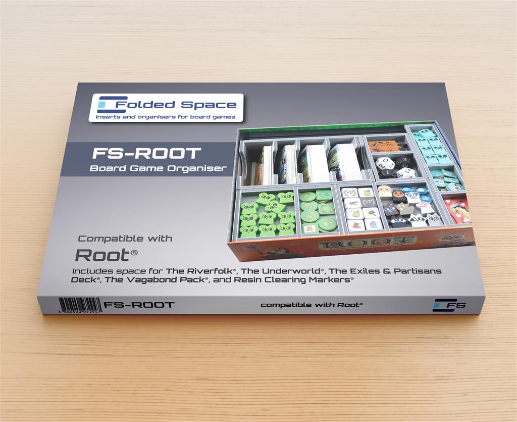 Root Insert - Organiser för Brädspel Folded Space